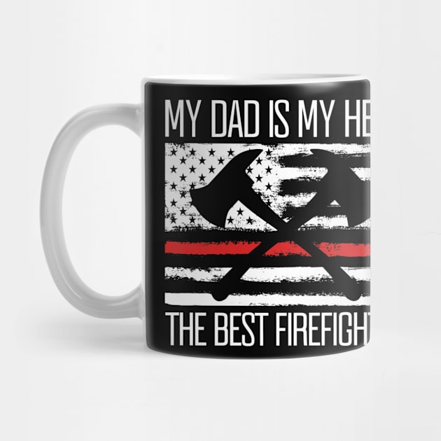 Thin Red Line - Fireman & Volunteer Firefighter by 5StarDesigns